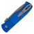 Pro-Tech CQC7 Chisel Tanto, Blue Jigged Aluminum / Bead Blasted 154CM - E7T05-Blue