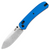 Knafs Lander 2, Blue G10 / Stonewash S35VN