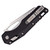 Microtech MSI Ram-Lok, Black Injection Molded Handle / Partial Serration Stonewash M390MK - 210T-11PMBK