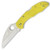 Spyderco Salt 2 Wharncliffe, Yellow FRN / Satin H-1 - C88PWCYL2