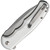 Civivi Praxis Button Lock, Silver Aluminum / Satin Nitro-V - C18026E-2