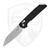 Kershaw Iridium Reverse Tanto Black Aluminum, Stonewash D2 - 2038R