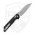 Kershaw Iridium Reverse Tanto Black Aluminum, Stonewash D2 - 2038R