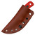 Knives By Nuge Wicket Red G10 / Nitro-V - Leather Pocket Sheath
