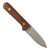 LT Wright Knives Next Gen Brown Burlap with Snakeskin Liners / Flat Grind 3V
