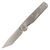 Tactile Knife Co Rockwall Tanto Topographical Titanium / Stonewash MagnaCut