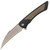 Sharp By Design Derecho Black Titanium and Olive Micarta, Satin M390