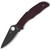 Spyderco SPRINT RUN Endela Lightweight Burgundy, Black Micro-Melt PD#1 - C243BGBKP