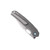Vosteed Knives Psyop Gray Checkered Titanium, Satin Elmax - A2202