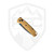 Benchmade Bugout Burnt Brass Aluminum, Black M390 - 535BK-07