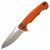 Dead Reckon Knives Ridgeback Modified Orange Milled Aluminum, Two-Tone MagnaCut