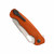 Dead Reckon Knives Ridgeback Modified Orange Milled Aluminum, Two-Tone MagnaCut