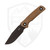 Zero Tolerance 0004 Fixed Blade Natural Canvas, Dark Bronze CruWear