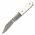 Jack Wolf Knives Big Bro Jack Smooth White Bone, Hand Satin S90V