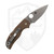 Spyderco Native 5 Brown G10 SPRINT, Satin 15V - C41GPBN15V5