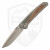 Peña X-Series Cobra Black and Brown Micarta, Satin M4