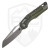 Microtech MSI OD Green Flag, Apocalyptic M390MK - 210T-10APPMODFLAG