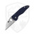 Spyderco Microjimbo Cobalt Blue G10, Satin SPY27 - C264GPCBL