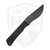 Bald Man Knife & Tool Serpico Midnight Burlap Micarta, 80CrV2