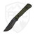 Bald Man Knife & Tool Serpico OD Griptec and Black, 80CrV2