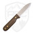 LT Wright Knives Bushcrafter Scandi Grind Brown Richlite O1