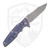 Hinderer Knives Eklipse 3.5" Skinny Slicer, FDE G10 Battle Blue Ti Magnacut