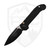 Microtech LUDT Gen 3 Drop Point Black Aluminum, Black M390MK - 1135-1T