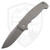 Demko MGAD20 XL Clip Point Smooth Titanium, Stonewash Magnacut