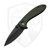 Civivi Faeger Flipper w/ Thumb Stud, OD Green G10, Black Stonewash 14C28N - C240312