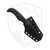 Aux Mfg Custom Karl Jr., Black G10, Acid Wash AEB-L