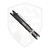 Artisan Cutlery Proponent Framelock, Black G10, Satin D2 - 1820P-BKF