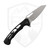 Dead Reckon Knives Ridgeback Integral, Reverse Tanto Black Aluminum, Stonewash S45VN