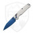 Kershaw Bel Air Cryopick, Raw Aluminum, Blue Magnacut - 6105RAWBLU