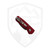 ProTech Runt 5 Red Aluminum, Wharncliffe Satin Magnacut - R5300-LTD Red