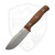 Hellbender Blade Co Snot Otter 4.0 Burlap Micarta, Two-Tone Satin CPM 3V