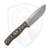 Hellbender Blade Co Snot Otter 4.0 Black/Brown/White G10, Two-Tone Satin CPM 3V