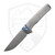 MachineWise Sonora Raw Ti Sunray Milled Titanium with Blue Titanium Bolster, Stonewash S90V - #1640