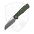 Ironfly Syperfly Linerlock, Army Green G10, Satin 14C28N - VF03-GN