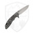 Hinderer Knives XM-18 3.25 Spear Point, Working Finish Titanium, OD Green G10, Stonewash S45VN