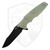 Hinderer Knives Eklipse 3.5 Spearpoint, Translucent Green G10, Battle Black Ti, Battle Black S45VN