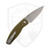 TRM Neutron 2 Linerlock, OD Green Turtle Shell G10, Stonewash Magnacut
