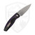 TRM Neutron 2 3D Contoured Lizard Skin Concord Grape Burl G10, Stonewash MagnaCut
