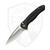 Civivi Kitefin Button Lock, Black Aluminum, Satin 14C28N - C240911