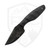 Black Bird Blades Kestrel, Black Griptech Scales, Brut De Forge Finish 80CRV2