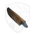 Black Bird Blades Kestrel, Blue Griptech Scales, Brut De Forge Finish 80CRV2