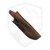 Black Bird Blades Kestrel, Red Griptech Scales, Brut De Forge Finish 80CRV2