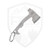 Gerber Hatchet Keychain Tool, Stonewashed