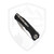 Heretic Wraith V4 Manual Button Lock, Black Aluminum Handle, StonewashMagnacut - H001-2A