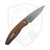 TRM Atom, 3D Contoured Smooth Burlap Micarta, Stonewashed Magnacut - DLR-ATM-MIC-3D