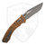 Microtech Amphibian Ram-Lok Fluted Brown Aluminum, Apocalyptic M390MK - 137RL-10APFLBN